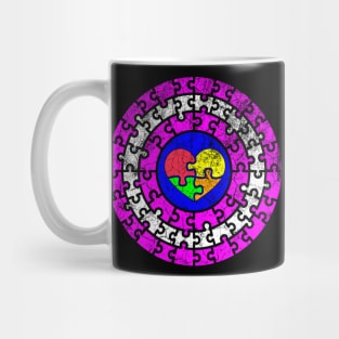 Lady Captain Autism Shield Mug